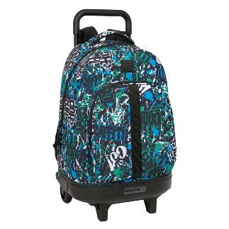 MOCHILA GDE C/RUEDAS COMPACT EXTRAIBLE GRAFFITI GO