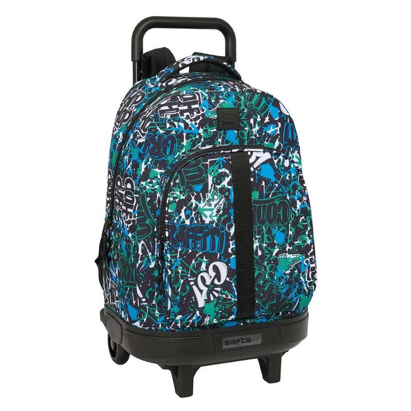 MOCHILA GDE C/RUEDAS COMPACT EXTRAIBLE GRAFFITI GO