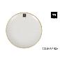 PLATO LLANO 27.6 CM MILKYCREAM MD