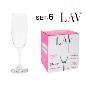 SET 6 COPAS CAVA 220 CC EMPI