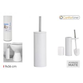 ESCOBILLERO WC INOX WHITE CONFORTIME