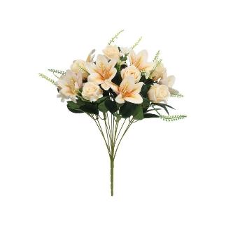 RAMO CAPULLOS-LILIUM X 13-52 CM AMARILLO