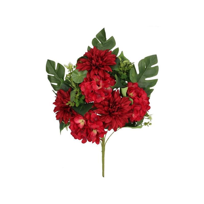 CONJUNTO DALIA-HORTENSIA X 11-60 CM ROJO