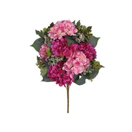 CONJUNTO HORTENSIAS X 11-56 CM FUCSIA