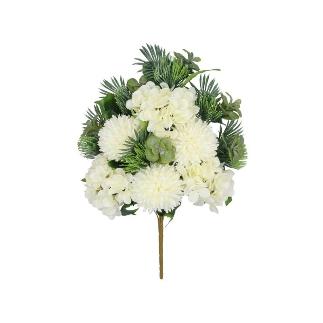 CONJUNTO MUM-HORTENSIA X 12-55 CM BLANCO