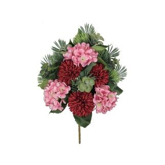 CONJUNTO MUM-HORTENSIA X 12-55 CM ROJO