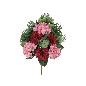 CONJUNTO MUM-HORTENSIA X 12-55 CM ROJO