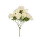 RAMO CRISANTEMO-ROSAS (A) X 9-45 CM CREMA