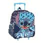 MOCHILA CON CARRO PEQUEÑO 3D STITCH NIÑO ABSTRACT