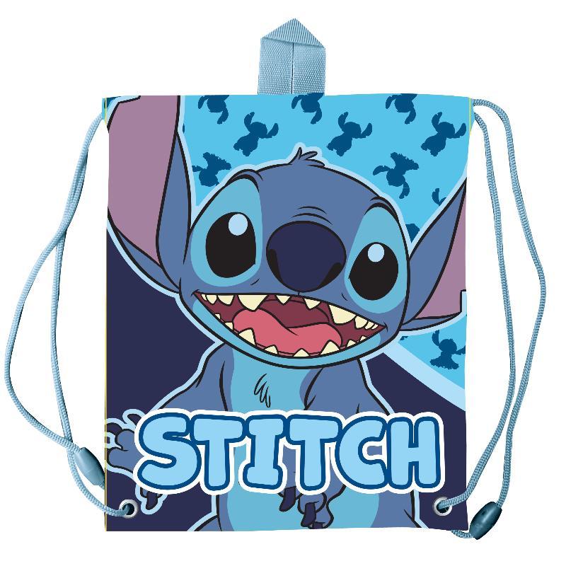 SAQUITO MERENDERO STITCH NIÑO ABSTRACT