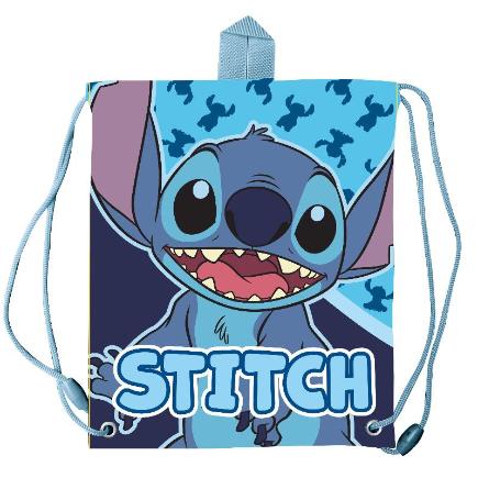 SAQUITO MERENDERO STITCH NIÑO ABSTRACT