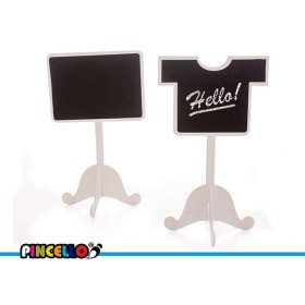 PIZARRA PIE FORMA CAMISETA RECTANGUL