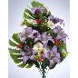 RAMO PALMA LILIUM/PANSY X 18 66 CM LILA