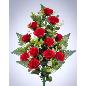 RAMO PALMA ROSAS/MINI ORCHID X 18 66 CM ROJO
