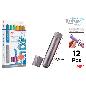 TEMPERA SOLIDA METALIZADO 12 UDS