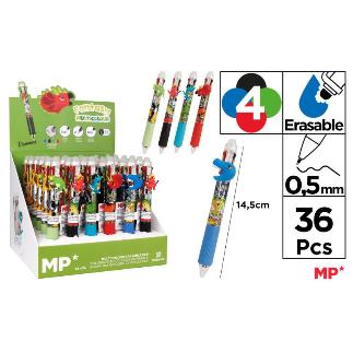 BOLIGRAFO BORRABLE 4 COLORES