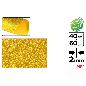 GOMA EVA PURPURINA BIODEGRADABLE 40X60 ORO VIEJO