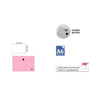 CARPETA SOBRE CON BOTON A6 ROSA