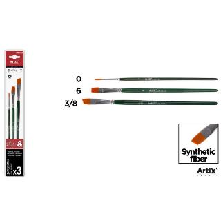 PINCEL PROFESIONAL SINTETICO 3 UDS
