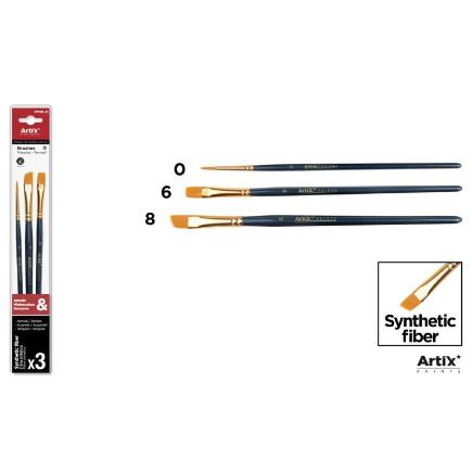 PINCEL PROFESIONAL SINTETICO 3 UDS