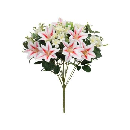 RAMO LILIUM X13-52 CM ROSA