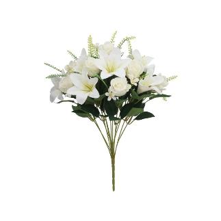 RAMO CAPULLOS-LILIUM X 13-52 CM BLANCO