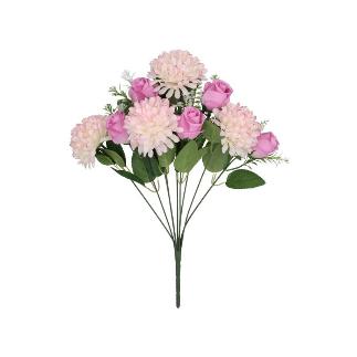RAMO CRISANTEMO-CAPULLOS X 9-44 CM VIOLETA