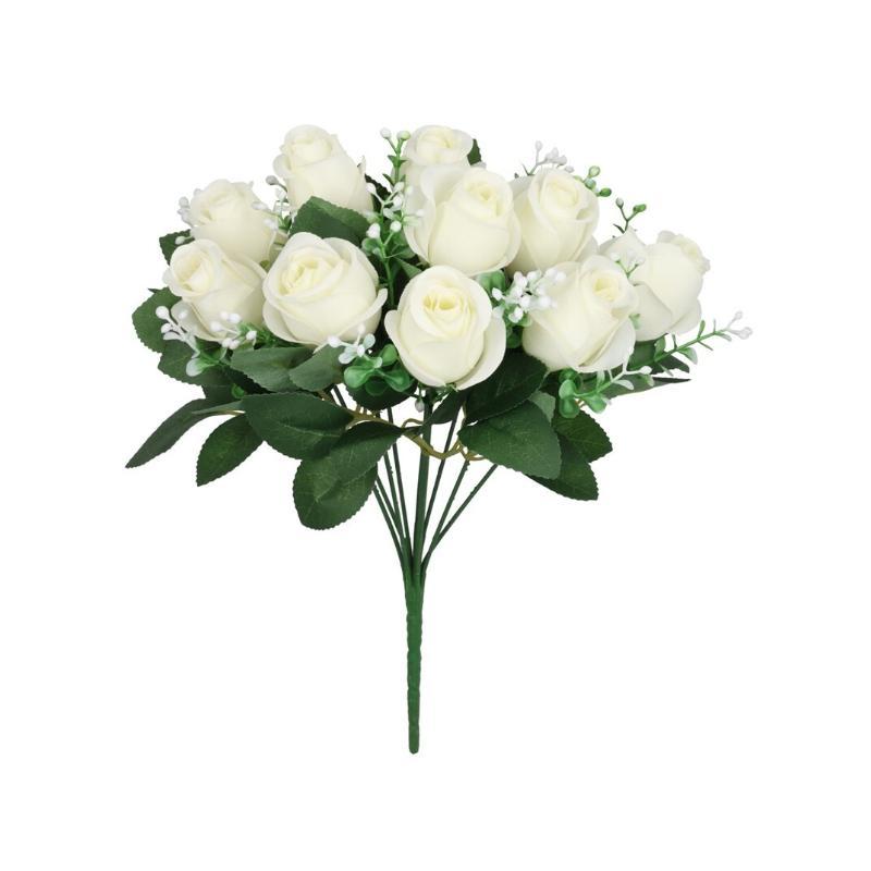 RAMO BOUQUET CAPULLOS X 10-35 CM BLANCO