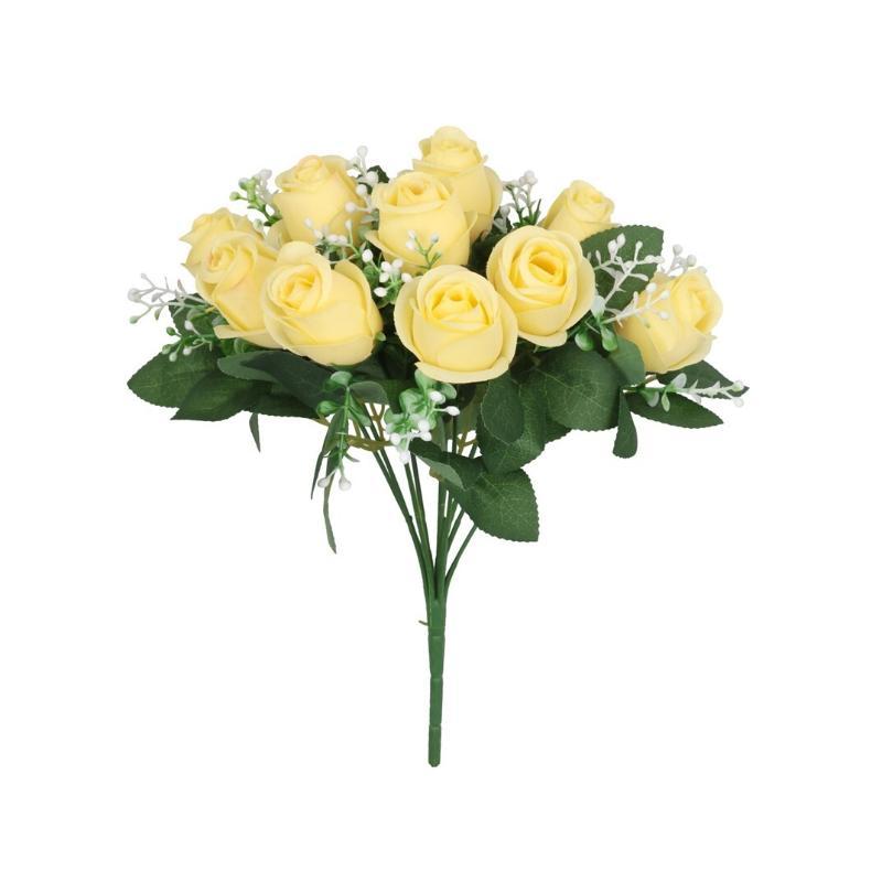 RAMO BOUQUET CAPULLOS X 10-35 CM AMARILLO