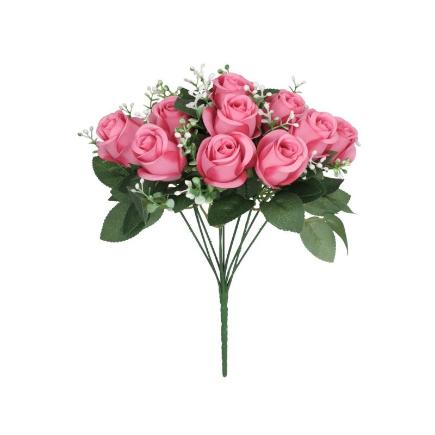 RAMO BOUQUET CAPULLOS X 10-35 CM FUCSIA