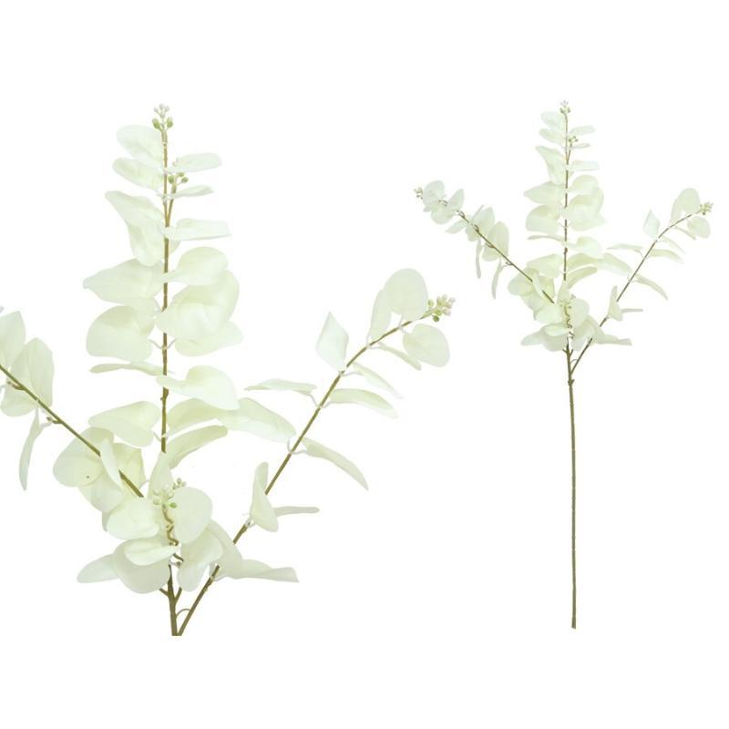 VARA EUCALIPTO C/BAYAS X 3-80 CM BLANCO