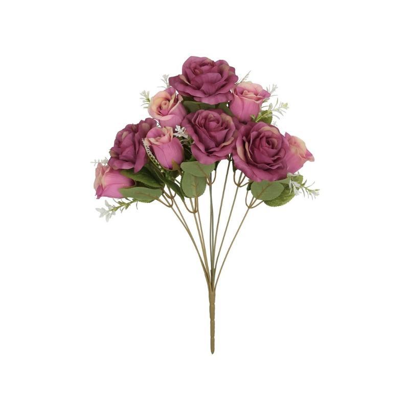 RAMO ROSAS-CAPULLOS (A) X 9-44 CM FUCSIA
