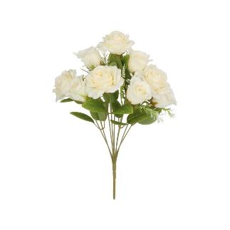 RAMO ROSAS-CAPULLOS (A) X 9-44 CM CREMA