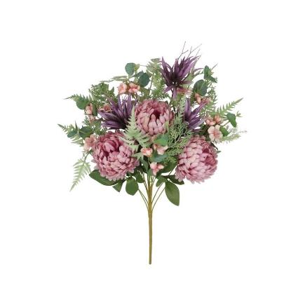 CONJUNTO CRISANTEMOS X 12-59 CM VIOLETA