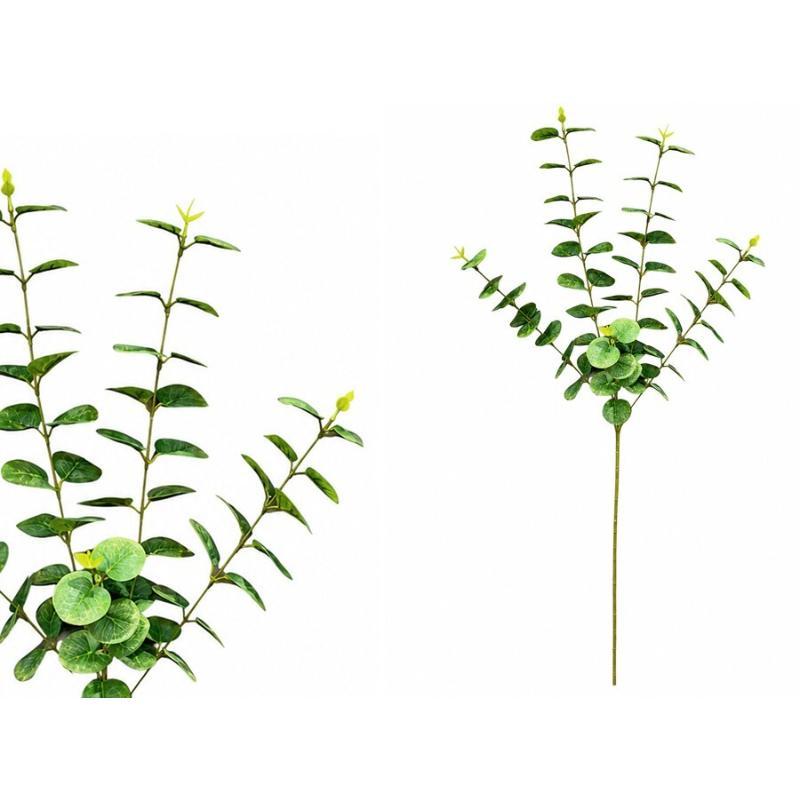 VARA EUCALIPTO X 5- 88 CM VERDE/CL