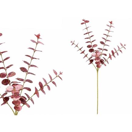 VARA EUCALIPTO X 5- 88 CM BURDEOS