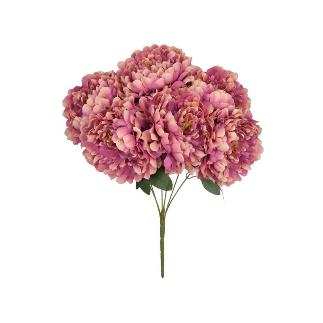 RAMO PEONIAS GIG X 6-53 CM VIOLETA