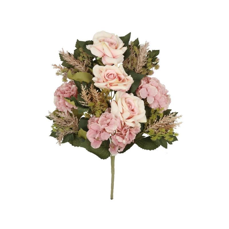 CONJUNTO ROSA-HORTENSIA (A) X11-56 CM ROSA