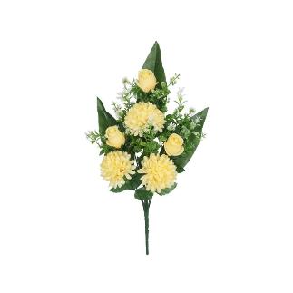 CONJUNTO CRISANTEMO MIX X 9-48 CM AMARILLO