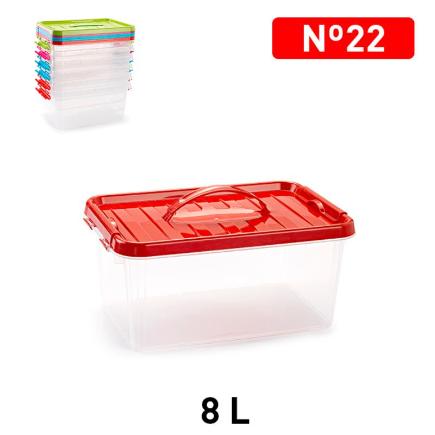 CAJA Nº 22 CON ASA COLOR
