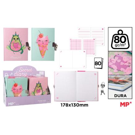 CUADERNO SECRETO CON CANDADO