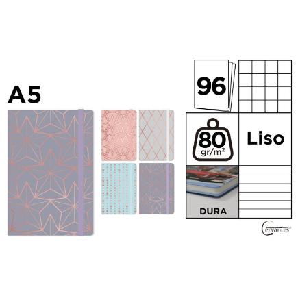 CUADERNO DE NOTAS TAPA FORRADA A5