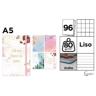 CUADERNO DE NOTAS TAPA FORRADA A5
