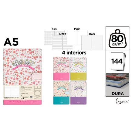 CUADERNO DE NOTAS DECORADO 13.4X19 CM