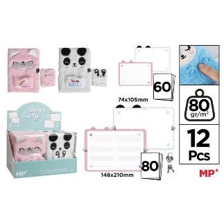 PACK DE 2 LIBRETAS DE PELUCHE CON CANTAD