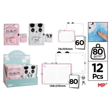 PACK DE 2 LIBRETAS DE PELUCHE CON CANTAD