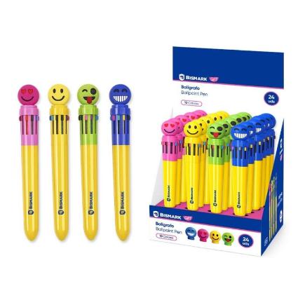 BOLIGRAFO SMILE 10 COLORES