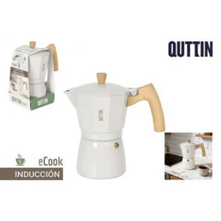 CAFETERA 6 SERV.INDUCCI.ALUM.ECOOK QUTTIN
