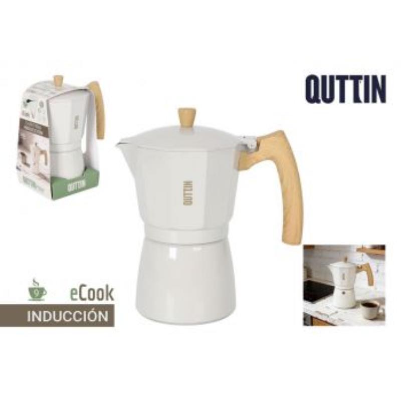 CAFETERA 9 SERV.INDUCCI.ALUM.ECOOK QUTTIN