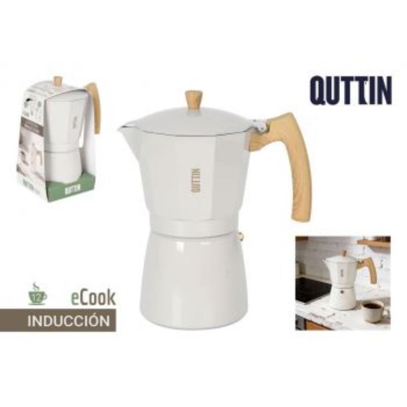 CAFETERA 12 SERV.INDUCCI.ALUM.ECOOK QUTTIN